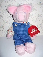 1984 OINKY MCPORKER 13" FARM FLOPPIES PIG NORTH AMERICAN BEAR CO. B.ISENBERG NWT