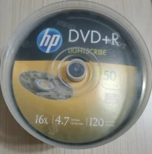 HP LightScribe v1.2 DVD-R Discs 4.7GB 120min 50 Pack BRAND NEW FACTORY SEALED 