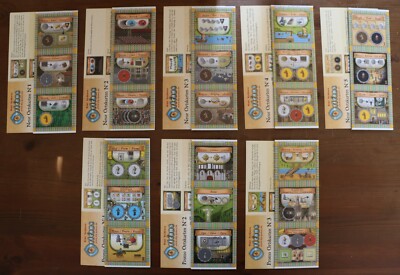 Orleans Board Game Expansions - Neue Ortskarten N1 N2 N3 N4 N5 / Promo N1 N2 N3