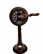 Telegrafo per motori di nave in ottone antico nautico da 18 pollici per...