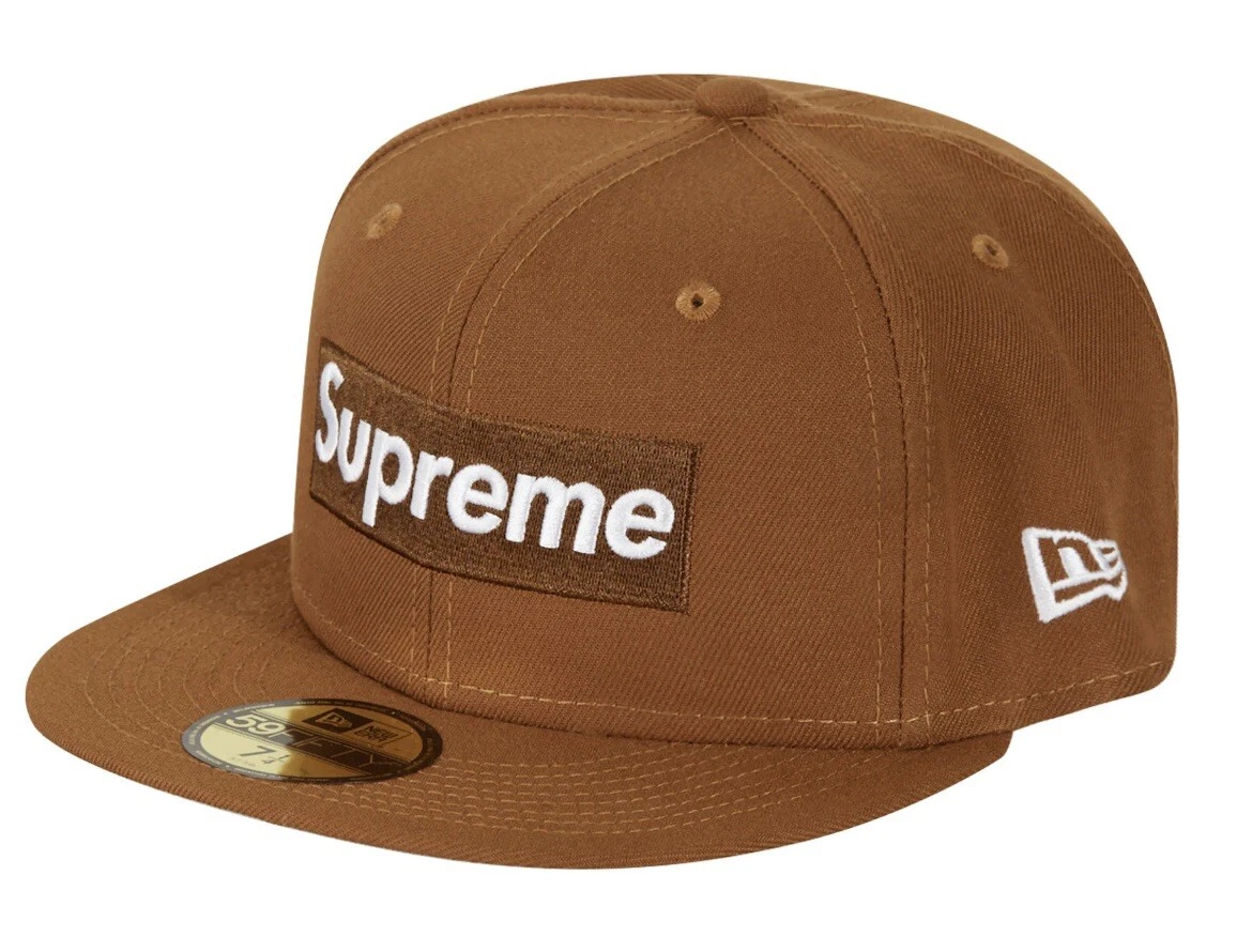 ? Logo Supreme Money Box New Era Marron   Taille 8   Automne/Hiver 2022   NEUF