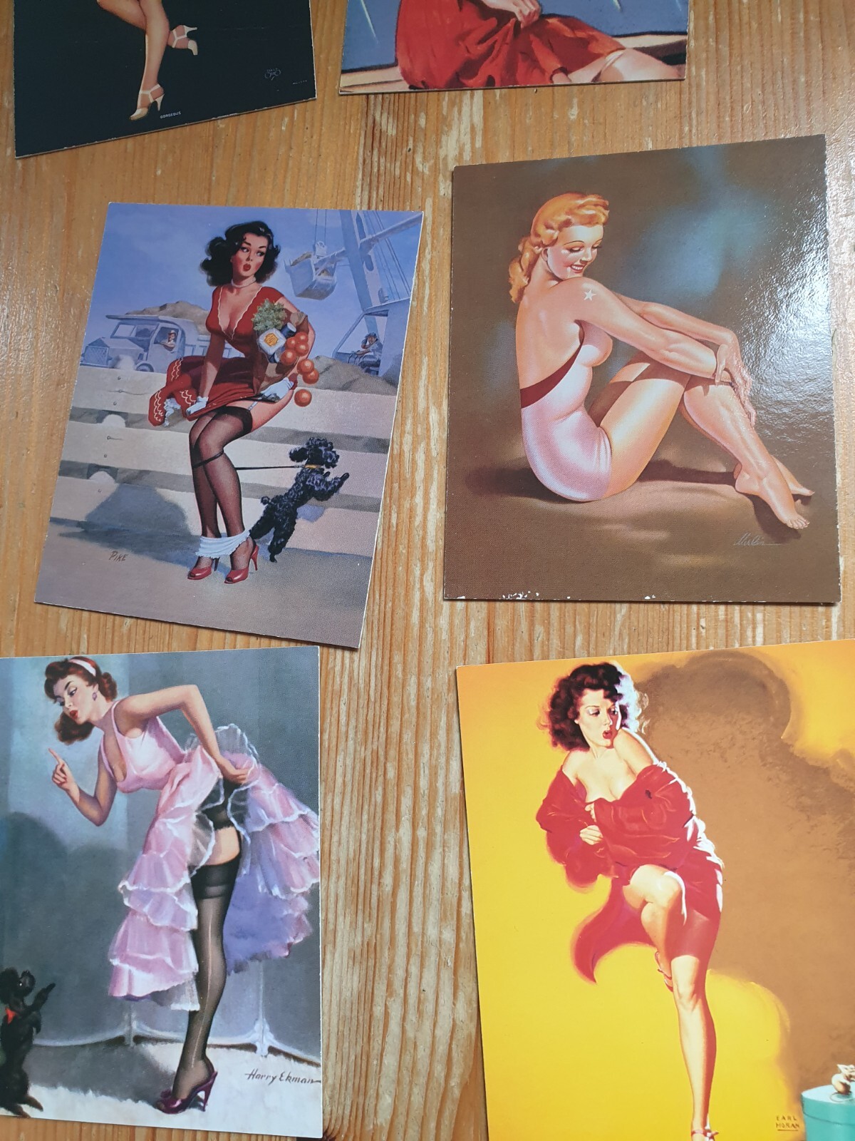 30 X Gil Elvgren Calendar Pinups Glamour Collector Cards  eBay