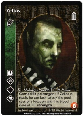 Zelios Nosferatu Keepers of Tradition 2018 BCP V:TES VTES Vampire CCG