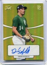 2023 Leaf Perfect Game Showcase Autographs Just Yellow Drew Sofield Auto 3/7
