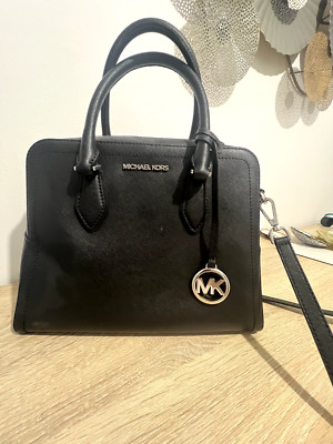 Michael Kors Handbag   Black with Silver Details, Excellent Quality!