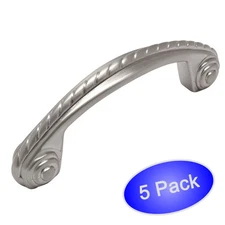 *5 Pack* Cosmas Cabinet Hardware Satin Nickel Handle Pulls #4114SN
