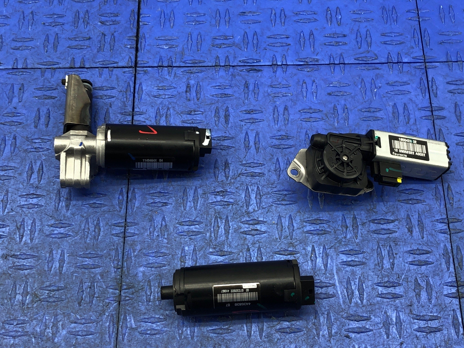 2023 MASERATI GRECALE FRONT LEFT SEAT ADJUSTMENT MOTOR SET OF 3 OEM