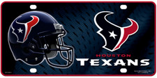 Houston Texans License Plate Officially Licensed NFL Merchandise