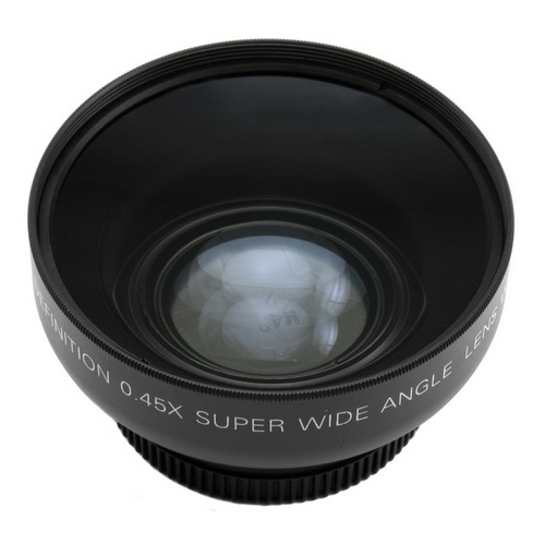 Objectif Macro Grand Angle 52 Mm 0.45x – Verre Optique Multicouche Pour Appareil Photo & Reflex