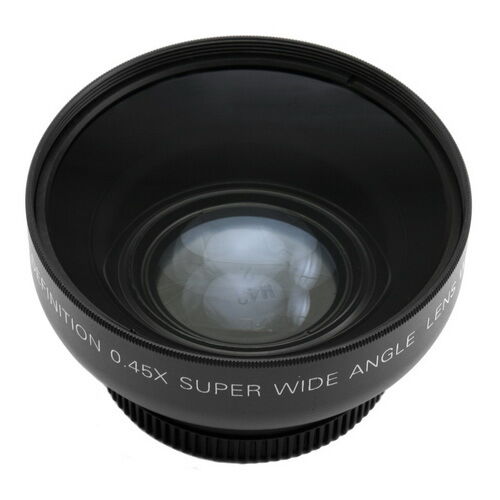 Universal 52mm 0.45x 52 mm Wide Angle + Macro Conversion Lens For DC DSLR Camera - Picture 1 of 4