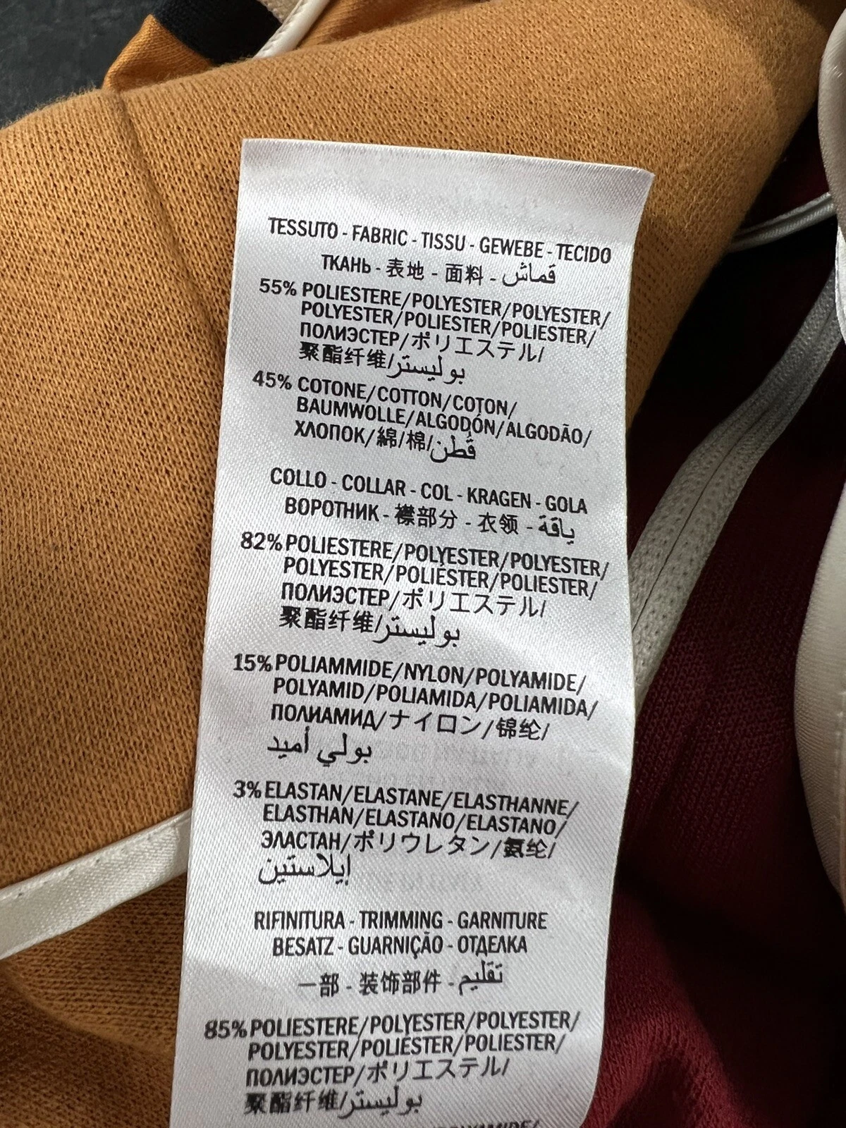 Gucci Track jacket Rosso e Senape Taglia XXL Made in Italy