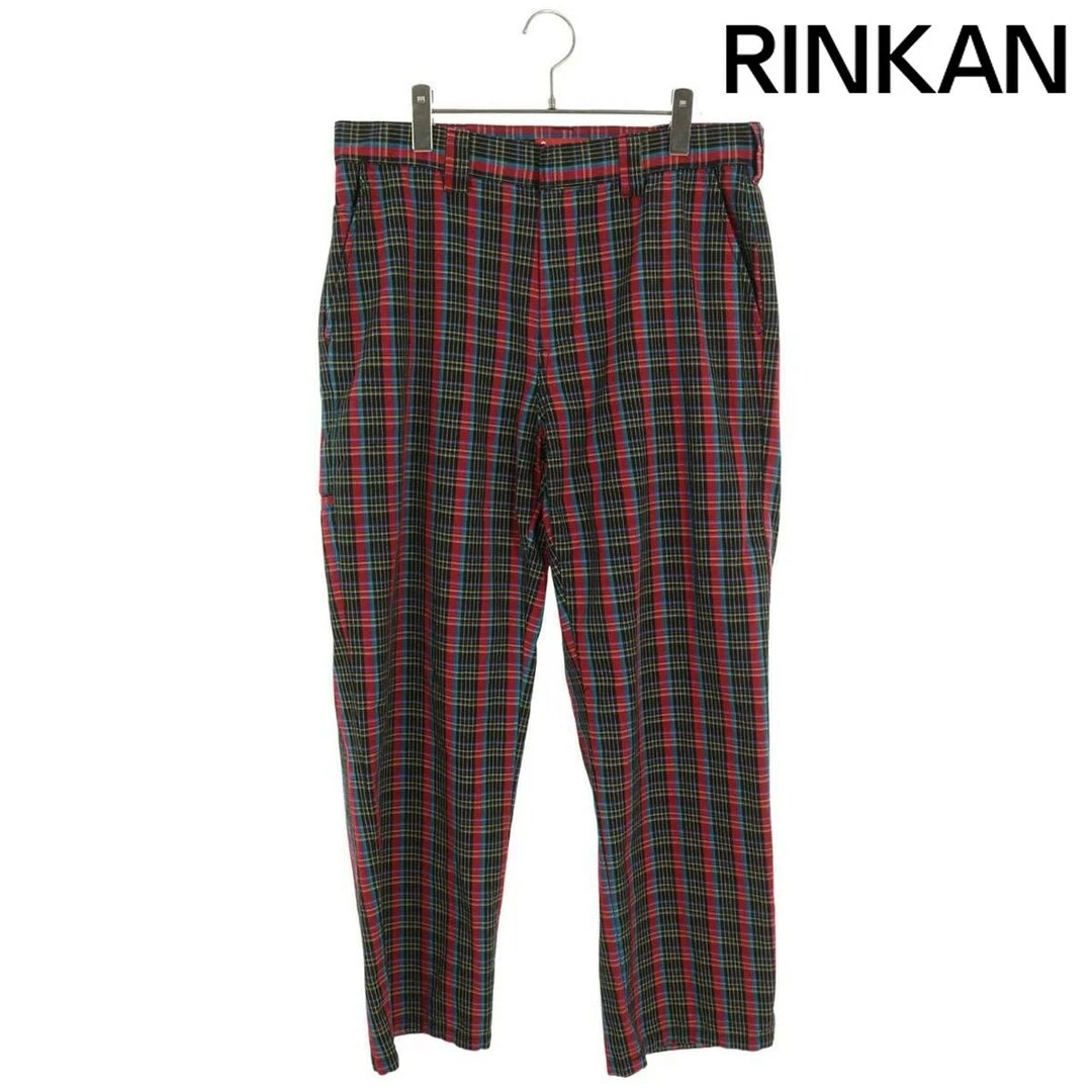 Pantalon de travail Supreme 23SS T C pantalon long à carreaux sergé homme 32