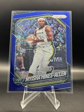 2025 WNBA Panini Prizm Myisha Hines-Allen Blue Velocity Prizm #96