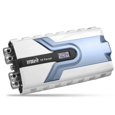 Pyle 10 Farad Digital Power Capacitor, High-Performance Car Audio Accessory... 