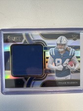 2025 Panini Select - Jumbo Rookie Signature Swatches Tyler Warren #JRSW-TWN /149