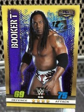 2017 Topps WWE Slam Attax Booker T  Wrestling Card #246 WCW Harlem Heat Suckaa
