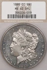 1890-CC $1 NGC MS62 DMPL DPL Morgan Silver Dollar Deep Mirror Proof-Like 👀