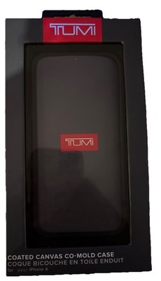 TUMI Coated Canvas Co Mold Case for Apple iPhone X   Black   New in Box