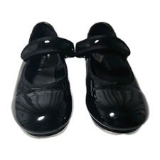 Danskin Dance Tap Shoes Youth Girls Size 13 Black W/ Straps Musicals Performance