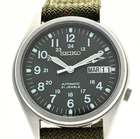 Seiko 5 7S26-3060 Automatic Green Military Dial 35mm Vintage Men's Watch Japan