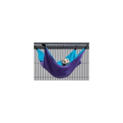 Midwest Ferret Nation Hammock Hideaway Large Teal / Purple 17'' x 13'' x 8''