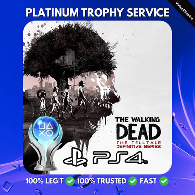 The Walking Dead: The Telltale Definitive Series PS4 Platinum Trophy Service