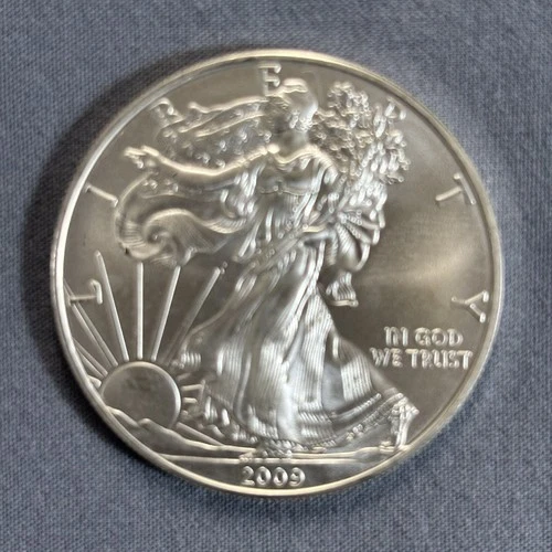 2009 American Silver Eagle 1 oz .999 Fine Silver BU Brilliant