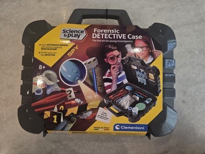 Clementoni Science & Play Forensic Detective Kit, Fingerprints, Casting & Codes