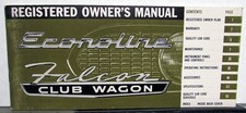1965 Ford Econoline Van Falcon Club Wagon Truck Owners Manual Original