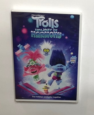 TROLLS HOLIDAY IN HARMONY DVD DREAMWORKS 2021 SEALED NEW