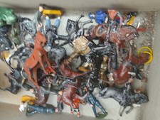 Vintage Lead Toy Soldier Lot - Various Makers Antique Huge Collection Plus Case