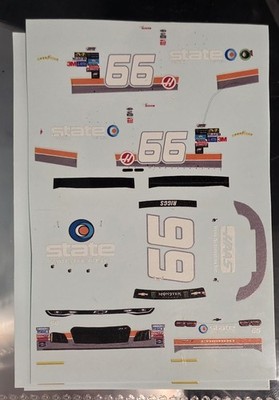 2019 (2008) #66 Scott Riggs State Water Heaters Retro 1/64 Waterslide Decals
