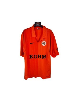 Zaglebie Lubin Home Football Shirt 2007-2008 (L) #26 Weska Trikot Nike Polen