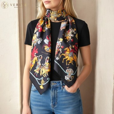 RARE VINTAGE HERMES Silk Scarf 
