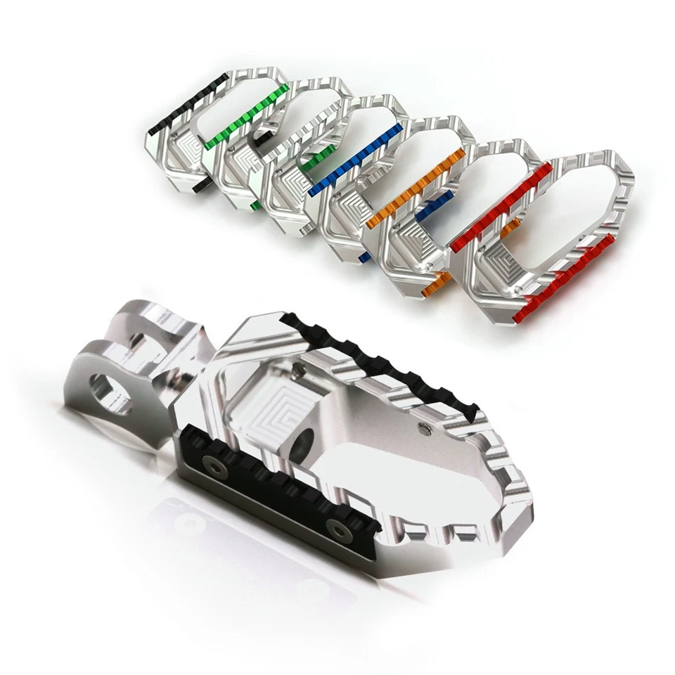 TRC Rider Front Silver Wide Foot Pegs For Triumph Daytona 675 / R 2013-2018 - Изображение 2 из 4