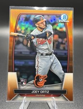 2023 Bowman Chrome Joey Ortiz Rookie Orange Refractor /25 Orioles Brewers