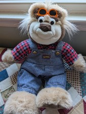 Tyco Real Talking Bubba Bear 1997 Plush Works 18" Fully Dressed