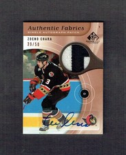 05-06 SP Game Used Authentic Fabrics Zdeno Chara Auto Patch #39/50
