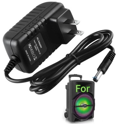 AC Adapter Charger For Pyle PPHP1544B 1200W Wireless PA Speaker Power Cord