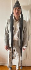 Thom Browne 100% Cashmere cap with 56 Tassels...