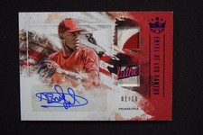 Enyel De Los Santos 2019 Diamond Kings Material Signatures Patch Tag Auto /10