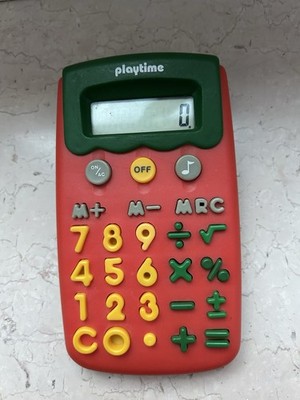 Playtime Kinder Taschenrechner mit Piepton