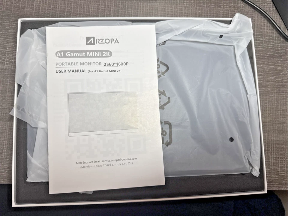 ARZOPA A1 Gamut MINI 2K Portable Monitor 2560*1600P IPS - Image 2 of 4