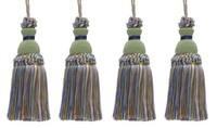 "DéCopro 5 \" SchlüSsel Quaste,Stil # Iktj ,Farbe #4668 - FrüHlingsgrüN [ Set Mit"