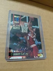 1995 Rookies Draft Day Authentic Signature /7750 Jason Caffey #43 Rookie Auto RC
