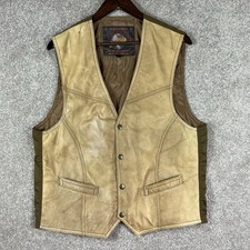 Vintage Wilsons Leather Medium Adventure Bound Vest Genuine Leather