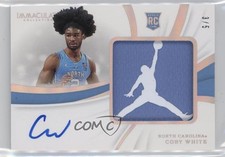 2019 Panini Immaculate Collegiate Brand Logo 3/5 Coby White #88 Patch Auto 5sf