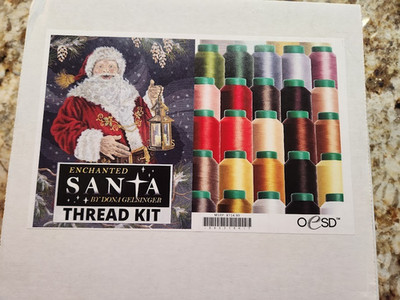 OESD Enchanted Santa Thread Kit