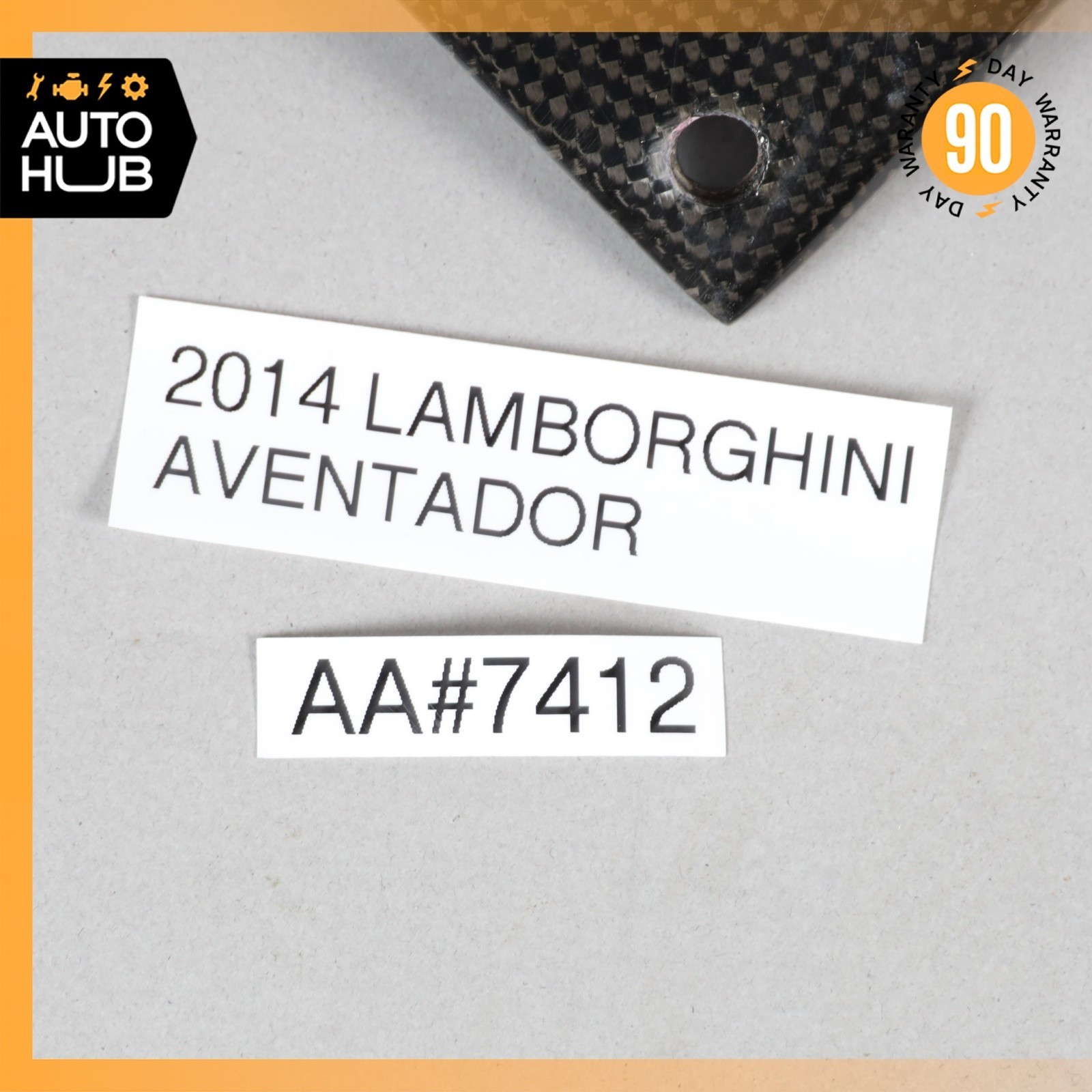 12-17 Lamborghini Aventador LP700 Front Bumper Splitters Set AF-1 Aero Function