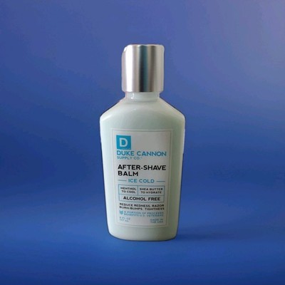 DUKE CANNON SUPPLY CO. After-Shave Balm Ice Cold 6 oz. Reduce Redness Razor Burn